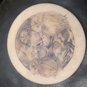 Nike LG brown coaster